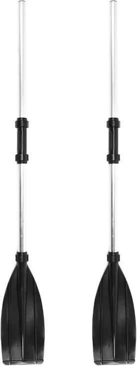 49.2in Detachable Afloat Oars Aluminum Alloy Paddles, Dual End, Portable for Boats, Kayaks, Rafts, Canoes
