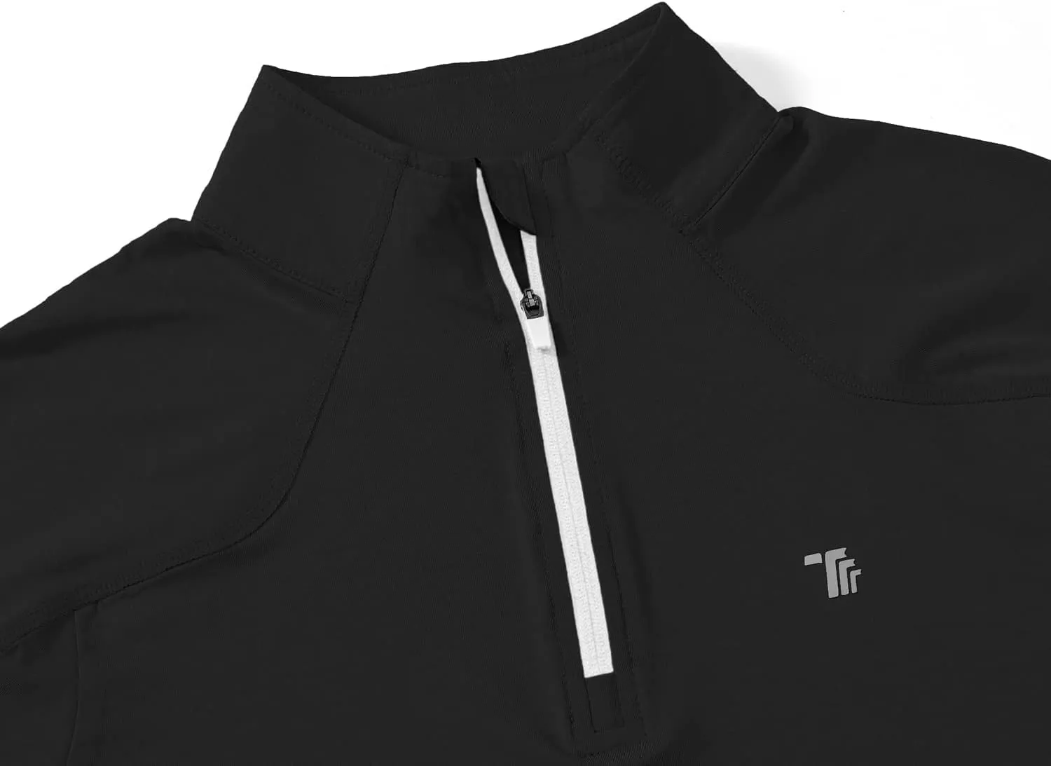 BGOWATU Women's Long Sleeve Golf Polo Shirts Quarter Zip Pullover UPF 50 Sun Shirt for Women Dry Fit Running Tops