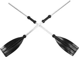 Boat Oars anti, Light and sturdy Aluminum Alloy Paddles 125cm/49.2in Detachable Dual End Portable, with High Toughness, Pressure for Kayak Raft Canoe.