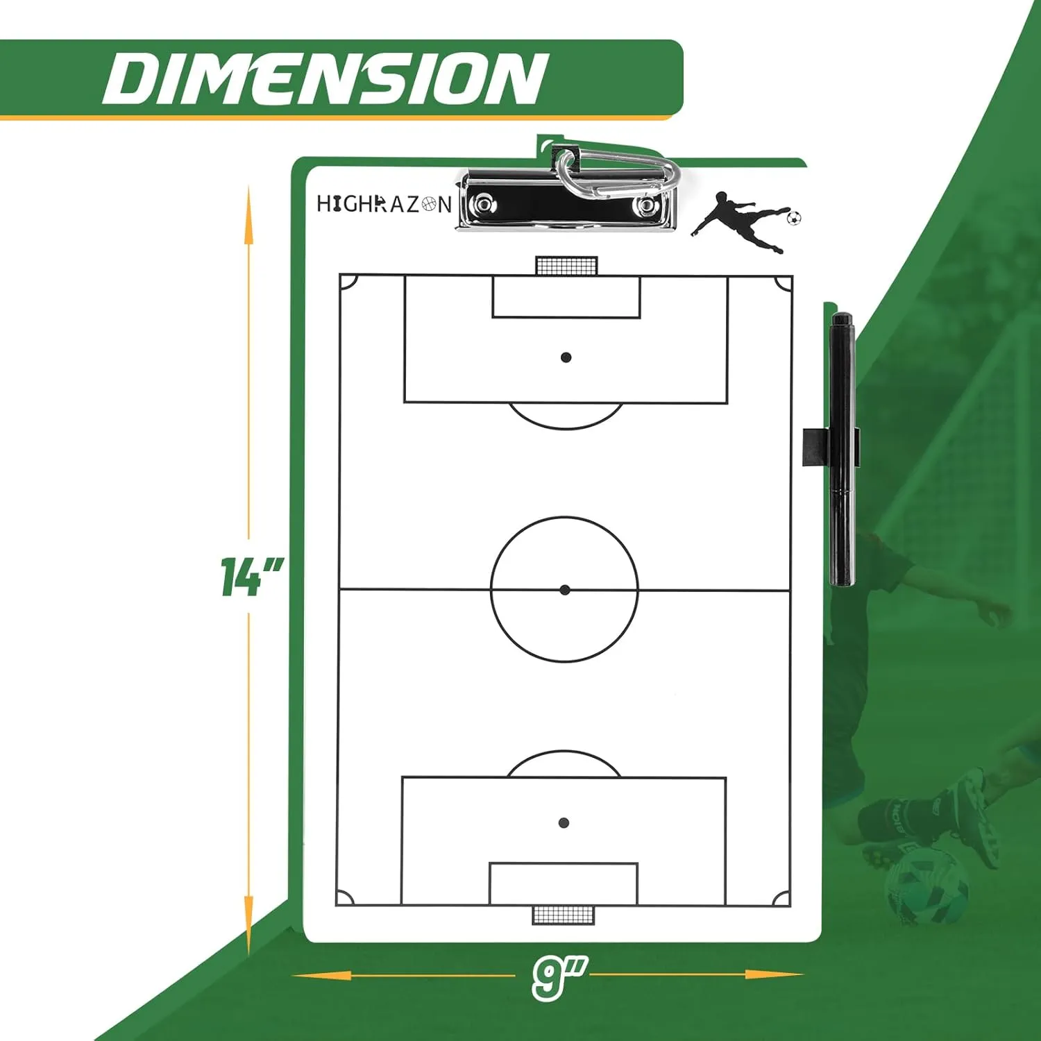 Coaches Clipboard,White Double-Sided Dry Erase Coach Clipboard,Whiteboard for Coaches,Baseball,Soccer,Football,Basketball,Volleyball Lineup White Board with Marker for Coaches Gift