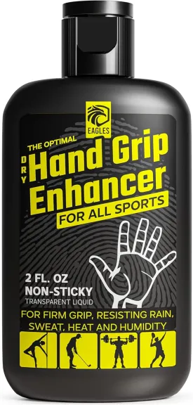 EAGLES Dry Hand 1, 2 or 3 Pack Grip Solution, Non-Sticky Grip Enhancer, Anti-Slip Solution for Pole Dancing, Sweaty Hands, Dry Grip for Football Tennis Weightlifting Golf Pickleball
