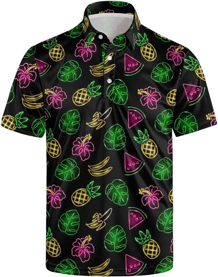 Mens Golf Shirt Short Sleeve Casual and Comfortable Performance Clothes for Everyday Wear