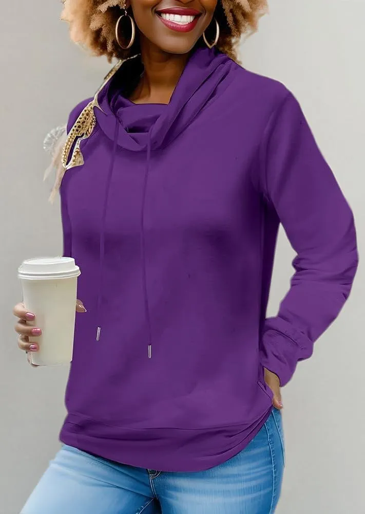 Nimsruc Sweatshirt For Women Casual Long Sleeve Pullover