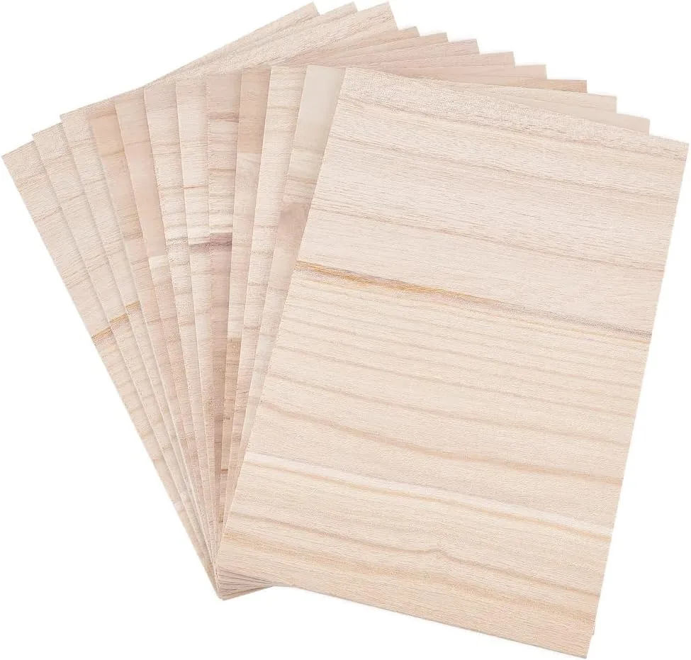OLYCRAFT 12 Sheets Wooden Karate Breaking Boards 3.5mm Thick Taekwondo Breaking Boards Punching Wood Boards Wooden Kick Board Training Accessory for Karate Practice Performing 11.7x7.9 inch