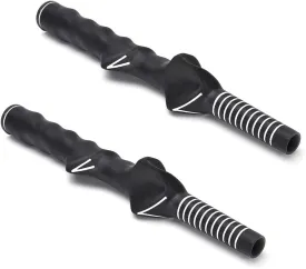 Right-Handed Golf Swing Training Grip Trainer, Black