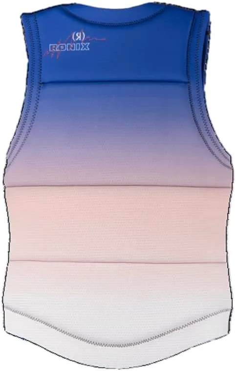 Ronix Coral - Women's CE Approved Impact Vest - White/Blue Fade