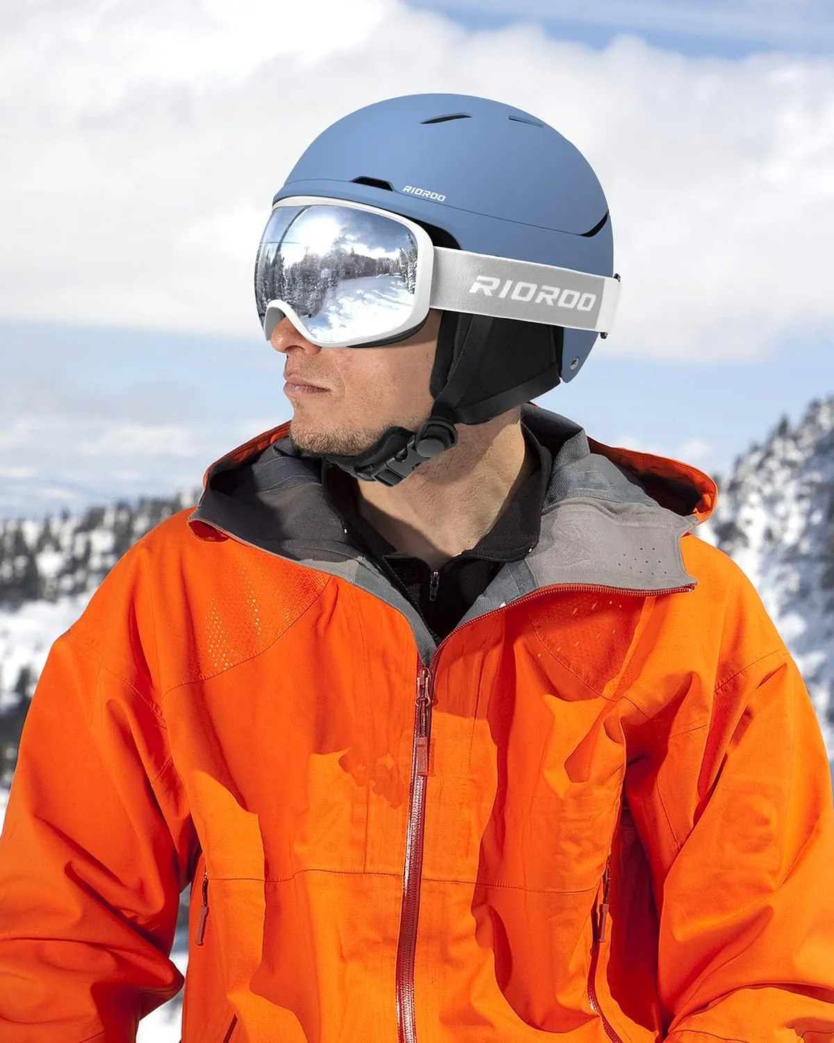 Ski Helmet for Women Men, Safety Certified Snowboard Helmet with Shockproof ABS Hard Shell for Adults & Youth