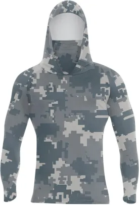 Sun Protection Shirts for Men with Mask UPF 50  Fishing Blouses Lightweight Long Sleeve UV Rash Guard Cooling Hoodies