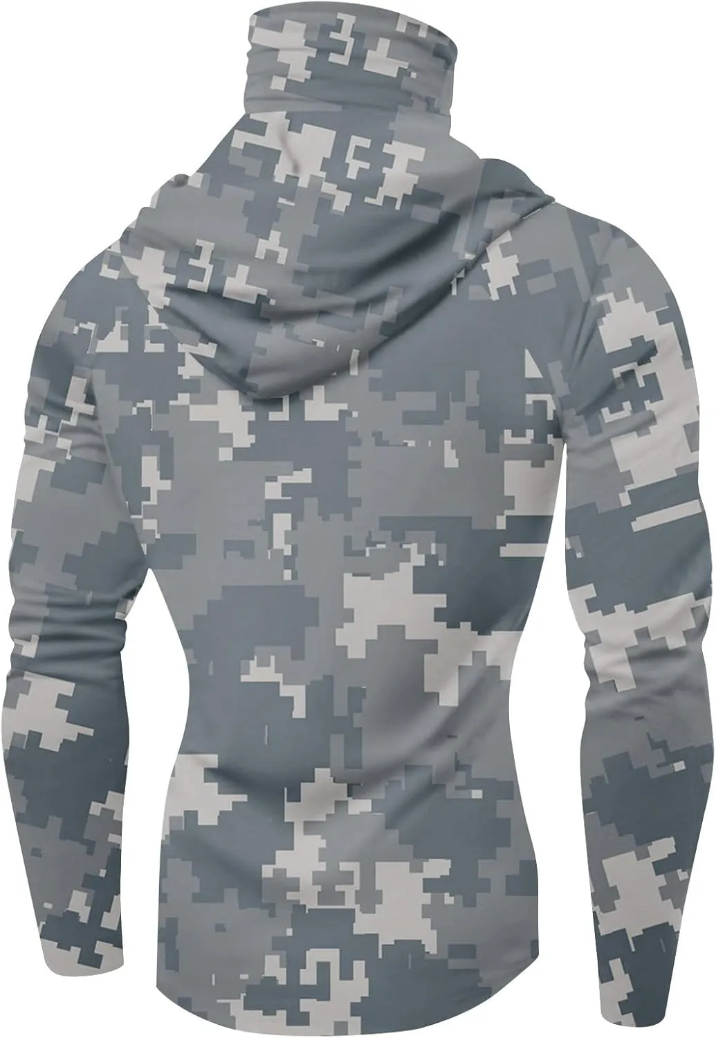 Sun Protection Shirts for Men with Mask UPF 50  Fishing Blouses Lightweight Long Sleeve UV Rash Guard Cooling Hoodies