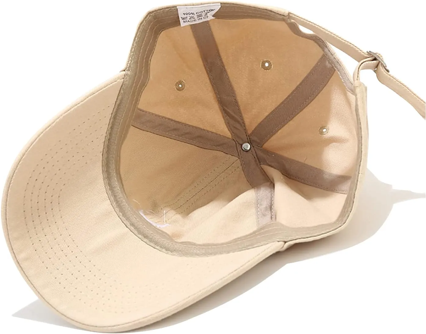 Umeepar Smile Face Baseball Cap for Women Men Adjustable Low Profile Unstructured Cotton Dad Hat